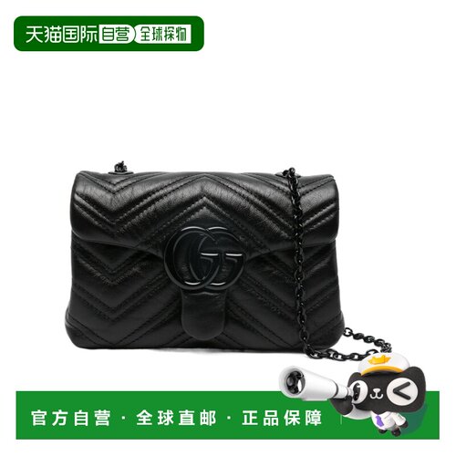 1h可退 香港直邮Gucci GG Marmont迷你单肩包 856368AAFS1链条包