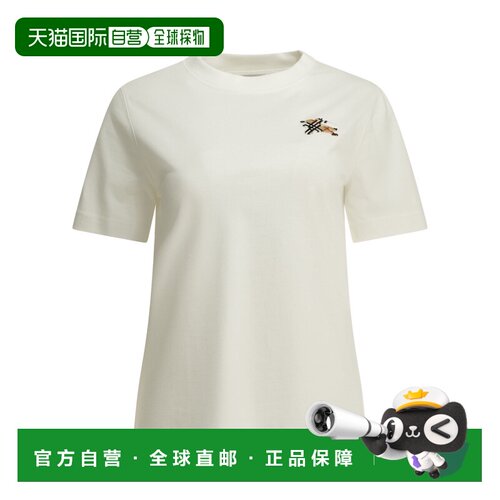 香港直邮BURBERRY 女士T恤 8127956WHITE AW2026 白色