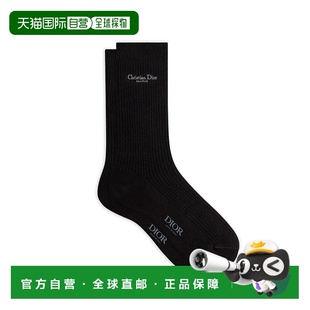 黑色棉质袜子新款 自营1h可退 男士 迪奥 欧洲直邮Dior