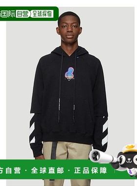 香港直邮Off-White 印花连帽卫衣 OMBB051E19E30006长袖
