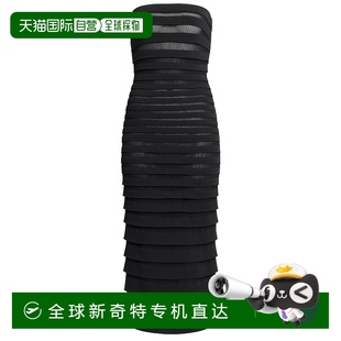 条纹中长连衣裙 1h可退 香港直邮Alaia AA9R2555K009A 女士