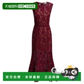 香港直邮Self Portrait 女士 1h可退 蕾丝紧身中长连衣裙 RS26167