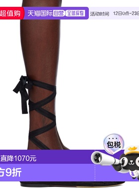 香港直邮Moschino 莫斯奇诺 女士 黑色 Duck 芭蕾鞋 MA11080C0MML