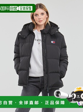 欧洲直邮Tommy Jeans 女士 TJW ALASKA PUFFER 羽绒服 黑色