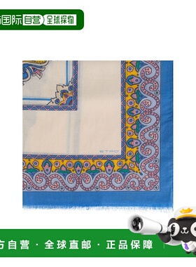 香港直邮Etro 艾特罗 女士 图案围巾 WATA0010AK634羊绒羊毛真丝