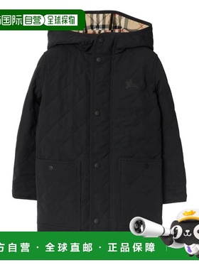 1h可退 香港直邮Burberry 巴宝莉 女童 TRAPUNTATO CON CAPPUCCIO