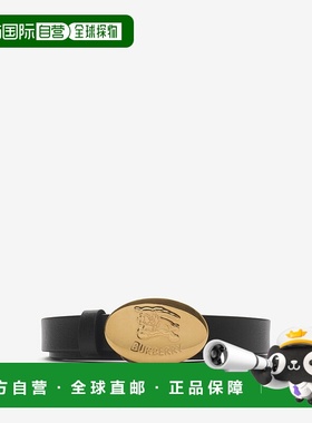 自营欧洲直邮Burberry博柏利 Knight系列女士黑色/榛果棕小牛皮双