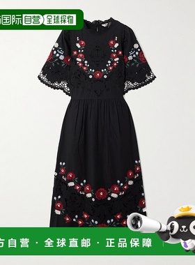 1h可退 香港直邮SEA 海洋 女士 Rosaline 英格兰刺绣棉麻混纺中长