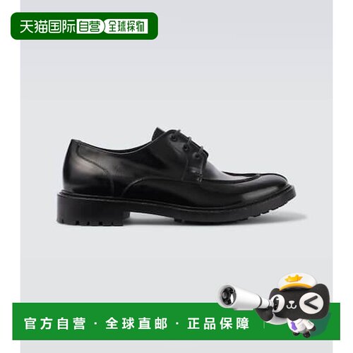 1h可退 香港直邮Saint Laurent 圣罗兰 男士 Lino 皮质德比鞋男鞋