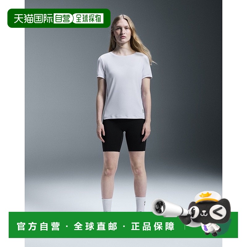 自营欧洲直邮On昂跑Movement系列女士白色再生聚酯短袖T恤