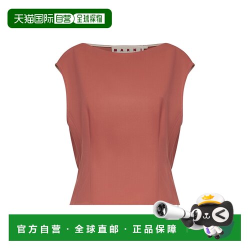 1h可退 香港直邮MARNI 女士T恤 TTMA0421A0UTWA3200C36 AW2025 红