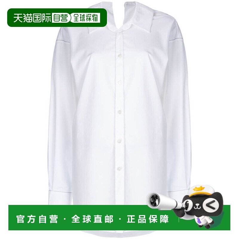 香港直邮MARNI 女士衬衫 CAMAW37A00TCV6000W01 SS2018 白色长袖