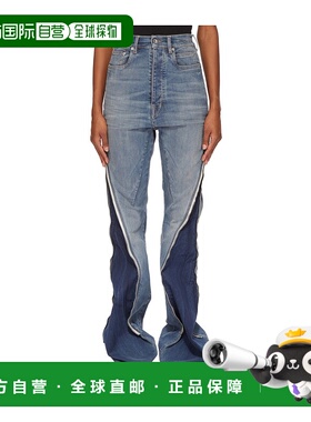 香港直邮Rick Owens Drkshdw 腰带环牛仔裤直筒裤 DS01E3301SDWB