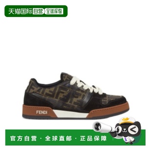 运动鞋 香港直邮FENDI crov系带牛皮男鞋 Men Match低帮休闲鞋