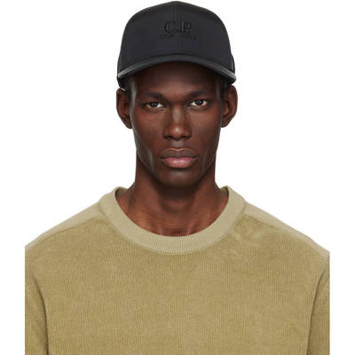 香港直邮cp company 男士 黑色 Chrome-R Goggle 棒球帽 RCCMAC74