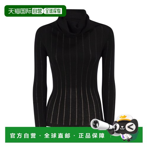 香港直邮MAX MARA 女士针织衫 6366056106011 AW2026 黑色 长袖高