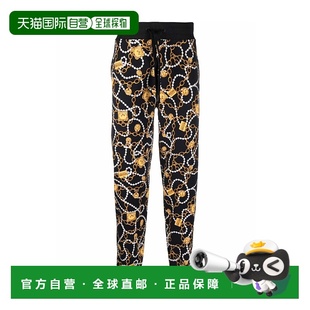香港直邮Moschino A431381081555 印花图案运动裤