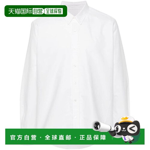 1h可退 香港直邮Ami Paris 男士衬衫 USH060CO0031168 SS2025 白