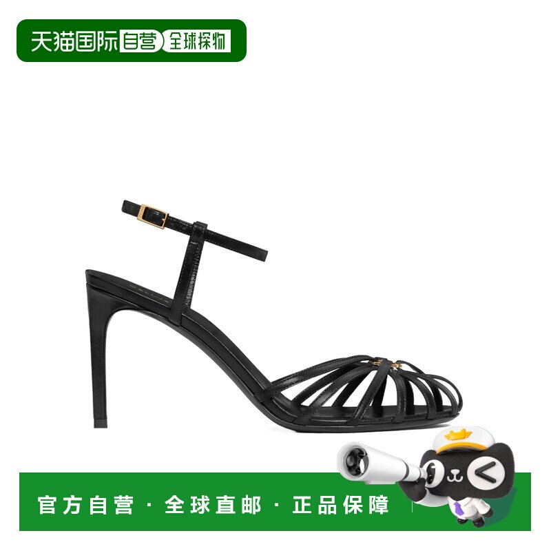 1h可退 香港直邮Celine TRIOMPHE 高跟凉鞋 352213958C.图片