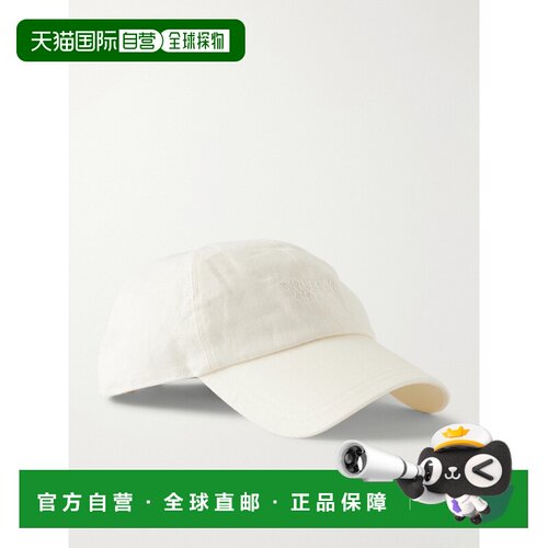 香港直邮Orlebar Brown 男士 Barney Logo刺绣亚麻布棒球帽 28250