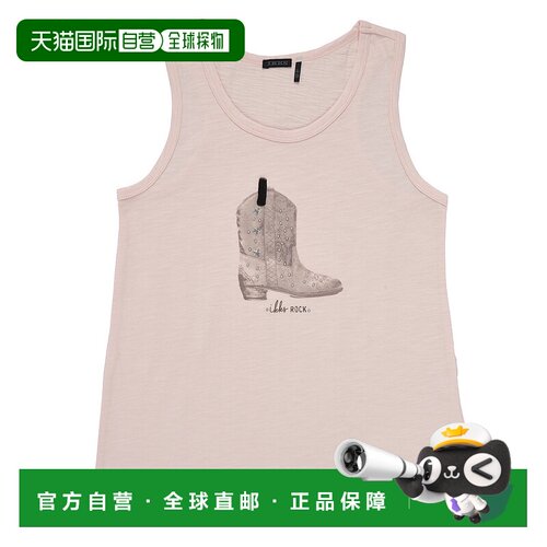 欧洲直邮IKKS  COMPENS 女童服装吊带T恤 XS10302-31-C