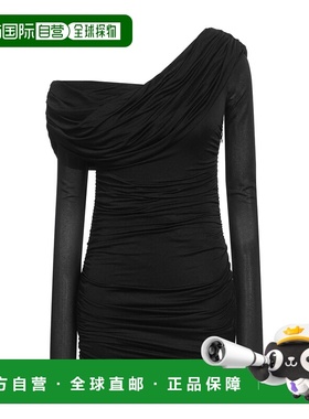 1h可退 香港直邮Blumarine 蓝色情人 女士 短款连衣裙 black黑色