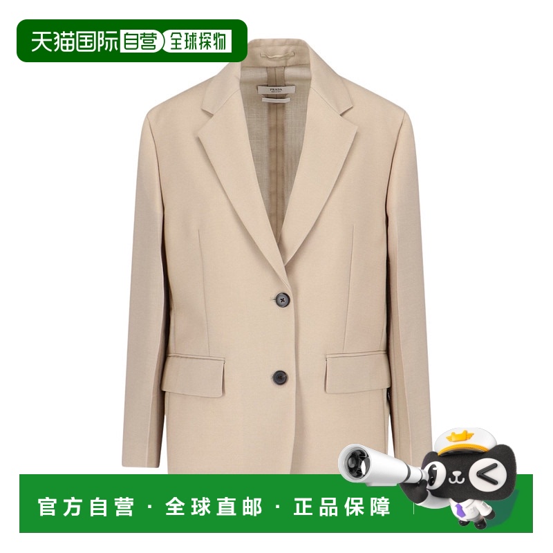 【99新未使用】香港直邮Prada 翻领长袖西装外套 P556O12I1SOOO