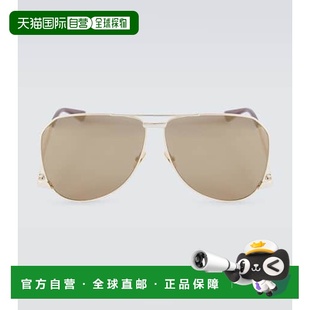 圣罗兰 Laurent 男士 飞行员太阳眼 1h可退 690 香港直邮Saint