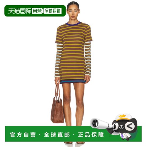 香港直邮Staud 女士 Dillon 连衣裙 R26F2242TE 舒适时尚
