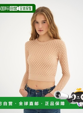 香港直邮Chloe 长袖短款毛衣 C24AMP17630