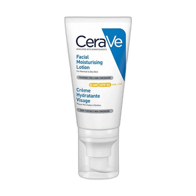 欧洲直邮CeraVe适乐肤防晒保湿乳液52ml SPF30/50轻盈烟酰胺正品