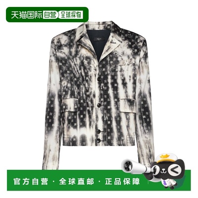 1h可退 香港直邮AMIRI 男士 单排扣休闲夹克 PF23MJF012 black黑