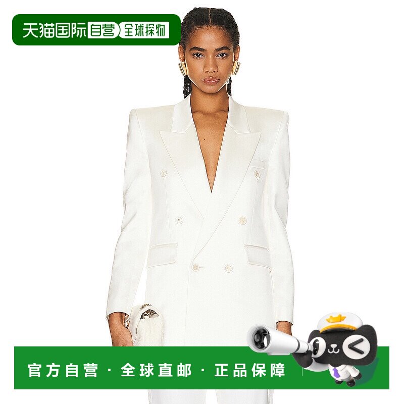 1h可退 香港直邮Saint Laurent 圣罗兰 女士 精细剪裁西装外套 73