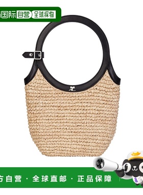 香港直邮Courreges Holly 手提包 225GSA175RA0001编织包