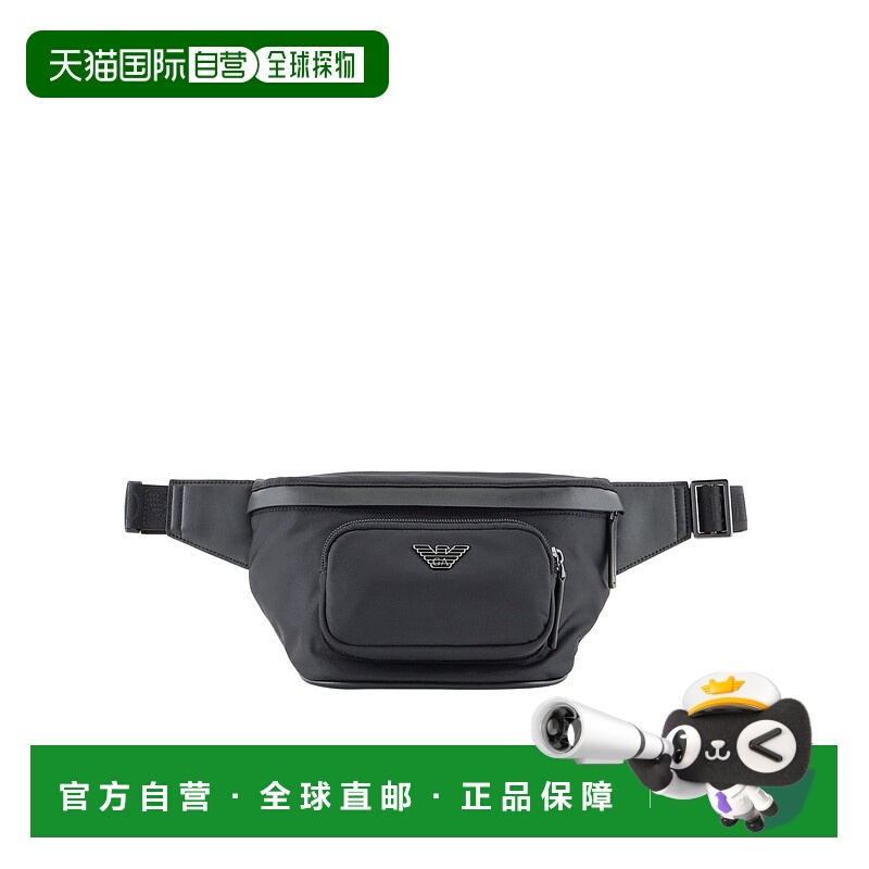 香港直邮Emporio Armani 拉链可调节袢腰包 EM001805AF13454
