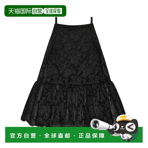 1h可退 Givenchy 蕾丝拼接迷你荷叶边连衣裙 BW22NC20HP吊带a字裙