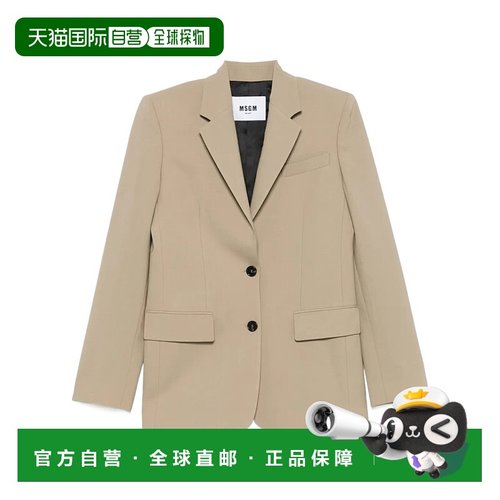 香港直邮MSGM 单排扣西装外套 3841MDG26257127
