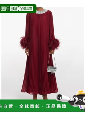 1h可退 香港直邮Self-Portrait 褶皱连衣裙 SC25032M