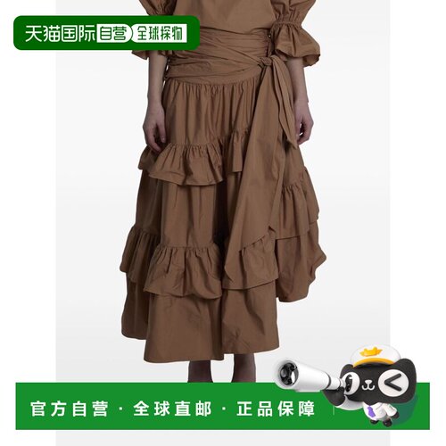 香港直邮Chloe 蔻依 女士 棕色半身裙 CH26UJU53144