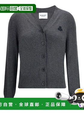 1h可退 香港直邮ISABEL MARANT 女士 KARINA 棉混纺针织开衫 CA01