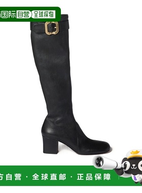 1h可退 香港直邮Miu Miu 带扣纳帕皮靴 5W548E038FA065厚底鞋女靴