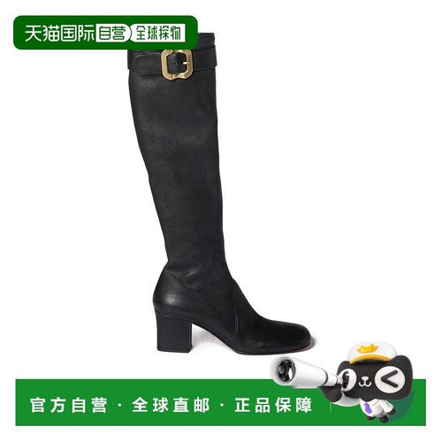 1h可退 香港直邮Miu Miu 带扣纳帕皮靴 5W548E038FA065厚底鞋女靴