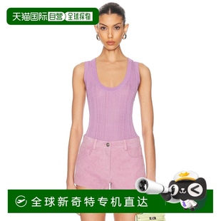针织背心上衣 1h可退 女士 香港直邮Versace 10197701A139 范思哲
