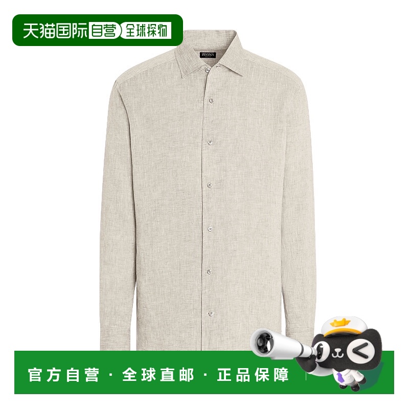 香港直邮Zegna Oasi Lino 衬衫 UFX31A9SRO3