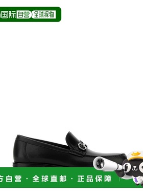 1h可退 香港直邮Salvatore Ferragamo 菲拉格慕 男士 Teatro 黑色