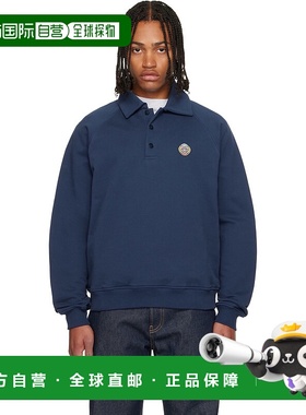 1h可退 香港直邮Casablanca 男士 海军蓝 Polo 衫 MAW25JTP40901
