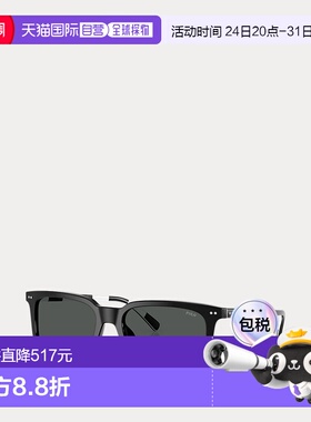 自营欧洲直邮Ralph Lauren拉夫劳伦 Heritage男士亮黑色醋酸纤维