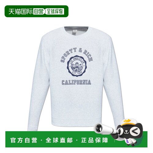 欧洲直邮sporty & rich 男士 帽衫运动夹克衫