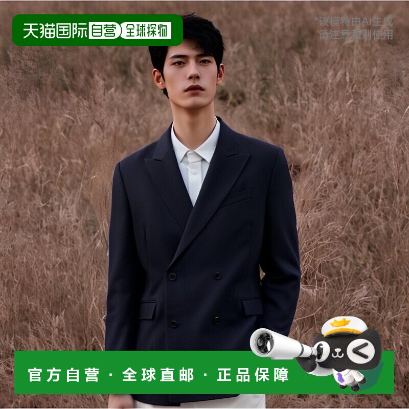 香港直邮LOEWE 罗意威 男士 双排扣西装外套 HSM1Y03W27夹克羊毛