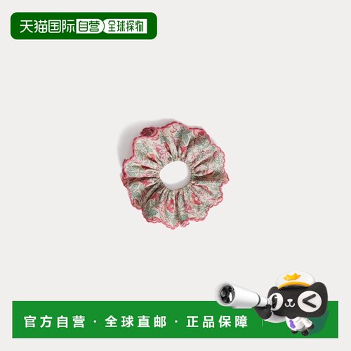 自营欧洲直邮Bonpoint小樱桃 Lilium女童花卉棉质刺绣发圈发饰